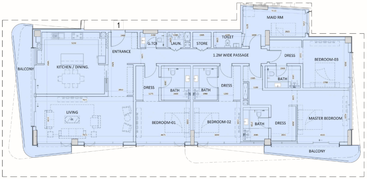 Appartement à Dubaï, EAU, 276 m² - image 10