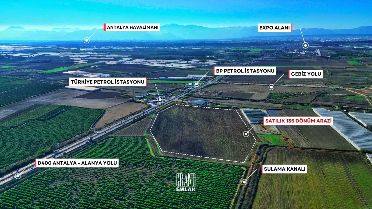 Terrain à Antalya, Turquie, 135 000 m² - image 7