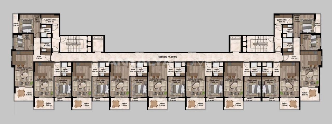 Appartamenti Erdemli, Turchia, 65 m² - foto 18