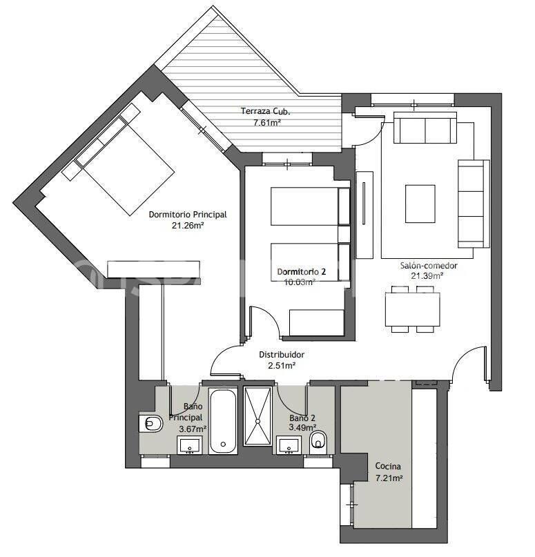 Penthouse Vélez-Málaga, Espagne, 104 m² - image 1