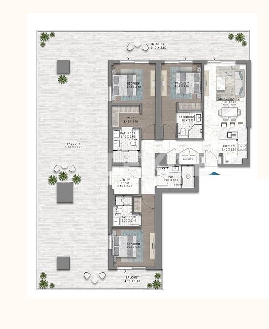 Apartment in Dubai, UAE, 188 m² - picture 16