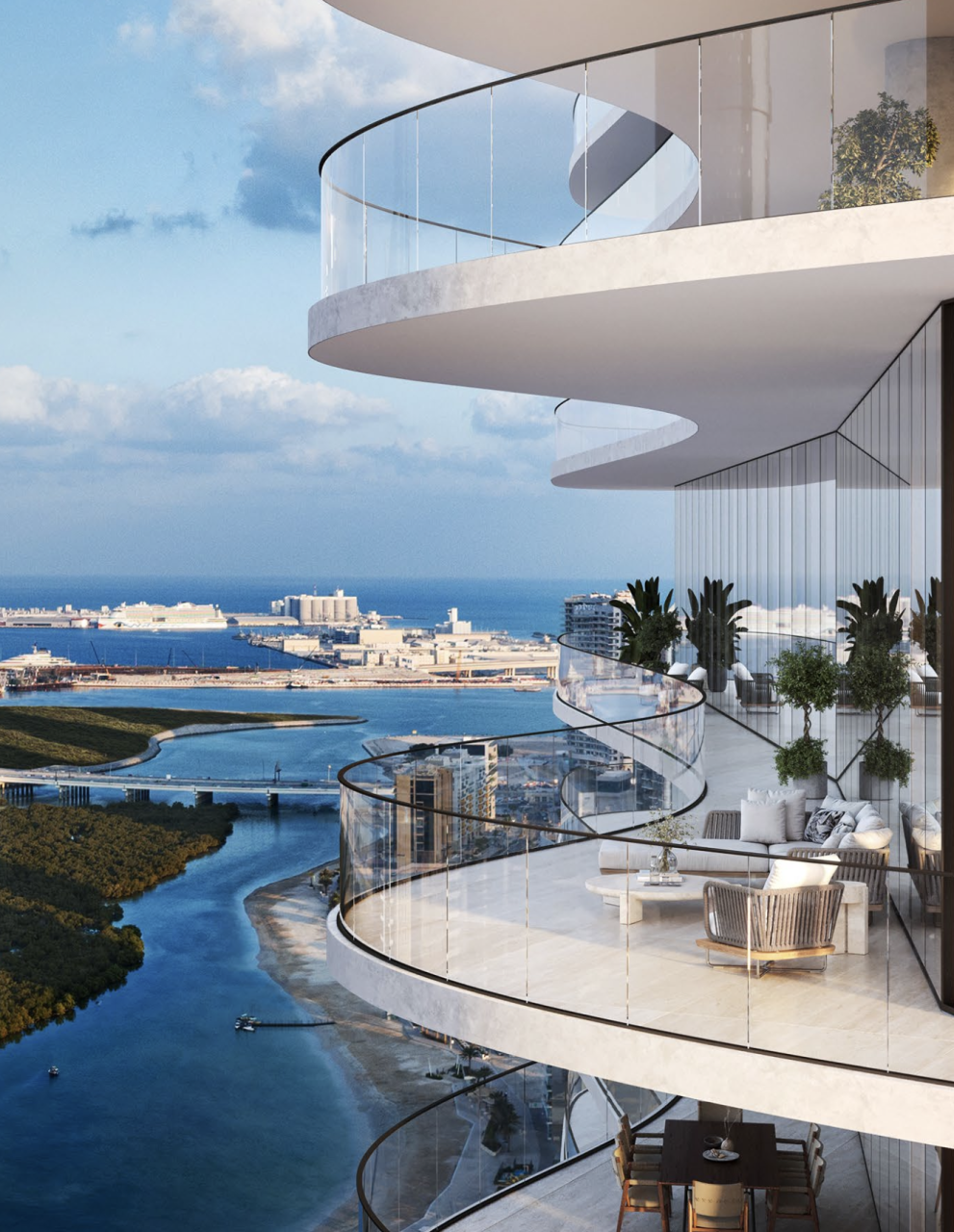 Piso en Abu Dabi, EAU, 186 m² - imagen 1