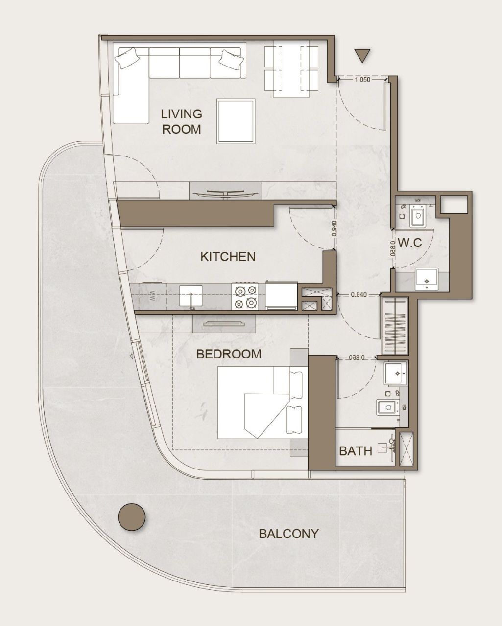 Appartement à Dubaï, EAU, 76 m² - image 9