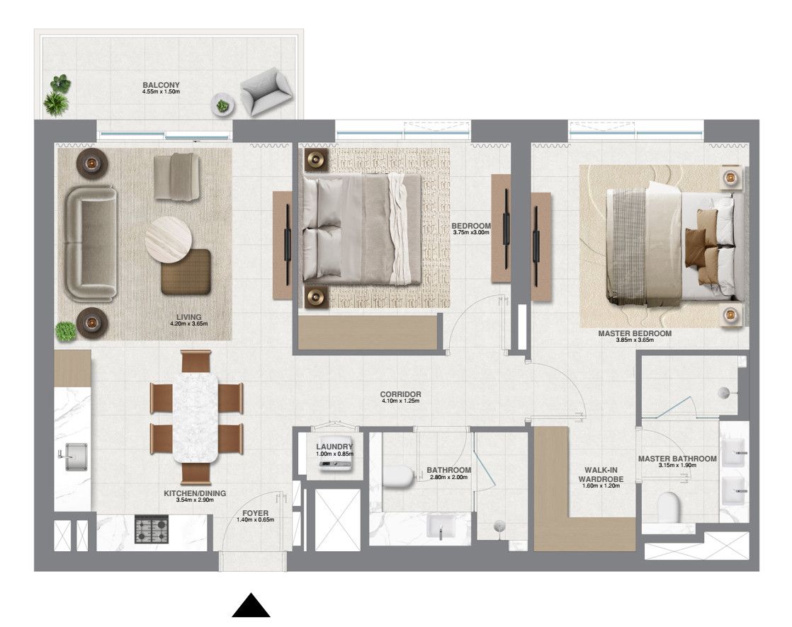 Appartement à Dubaï, EAU, 107 m² - image 10
