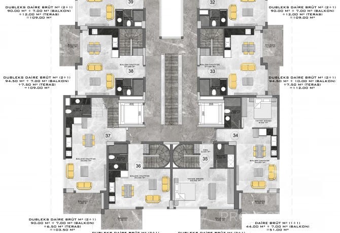 Appartamento a Kestel, Turchia, 150 m² - foto 19
