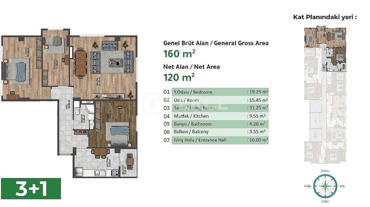 Apartamento en Estambul, Turquia, 148 m² - imagen 19