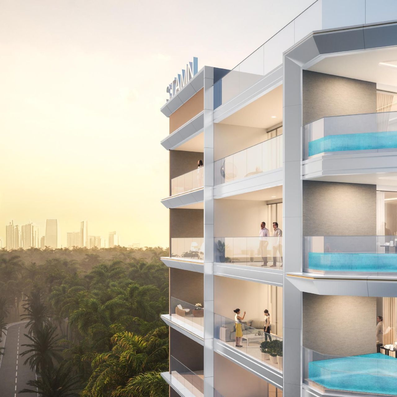 Estudio en Dubái, EAU, 42 m² - imagen 1