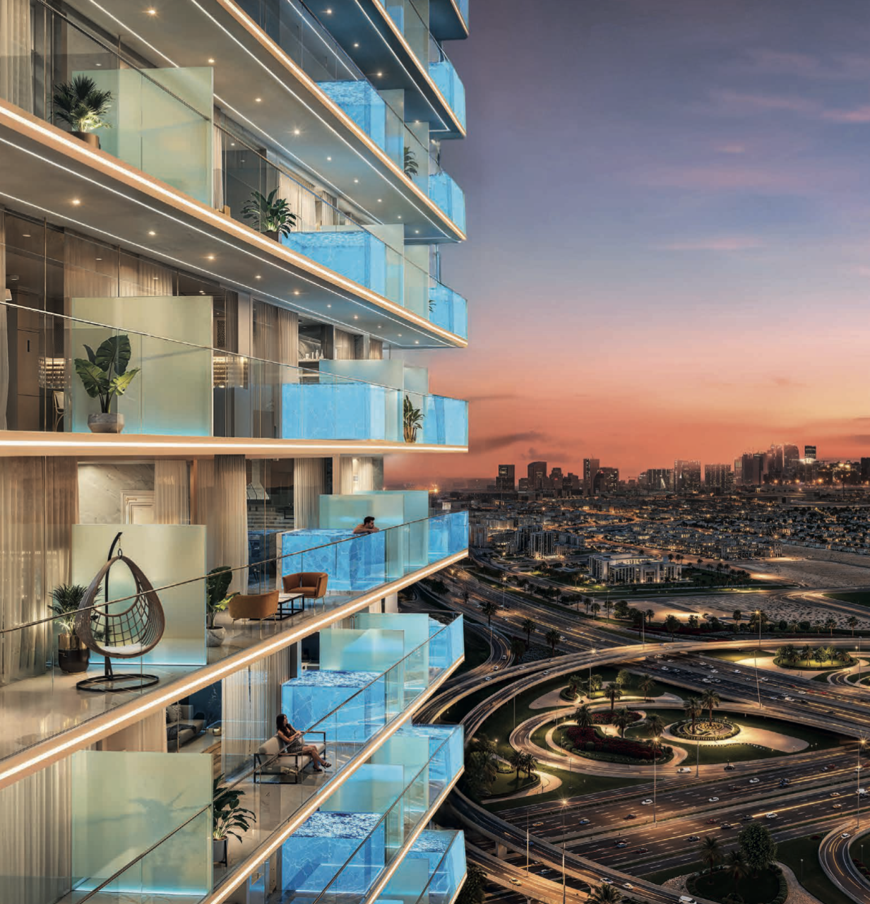 Flat in Dubai, UAE, 51 m² - picture 1