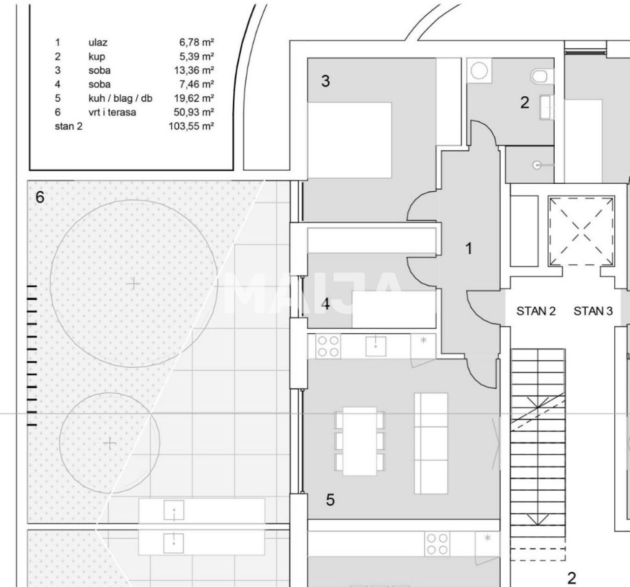 Apartamento en Šibenik, Croacia, 74 m² - imagen 2
