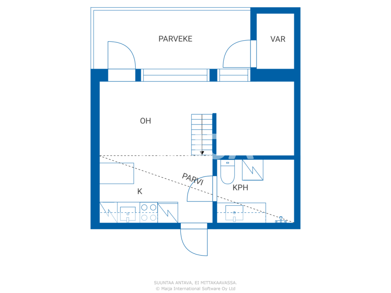 Apartamento en Järvenpää, Finlandia, 25 m² - imagen 2