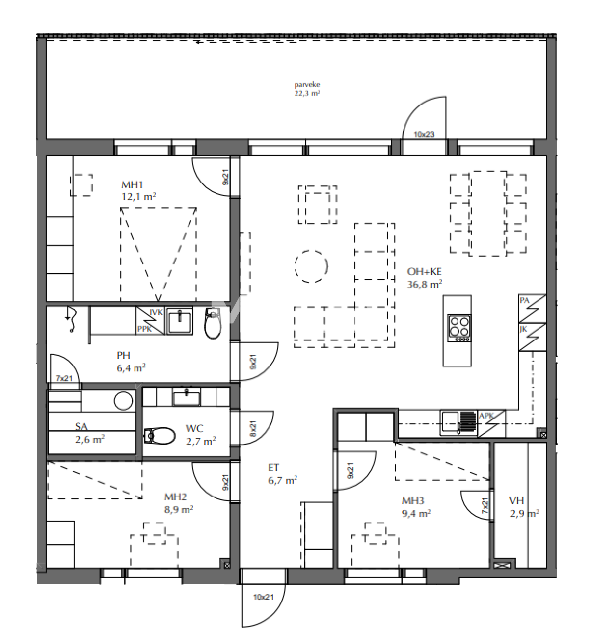 Appartement Tornio, Finlande, 91 m² - image 2