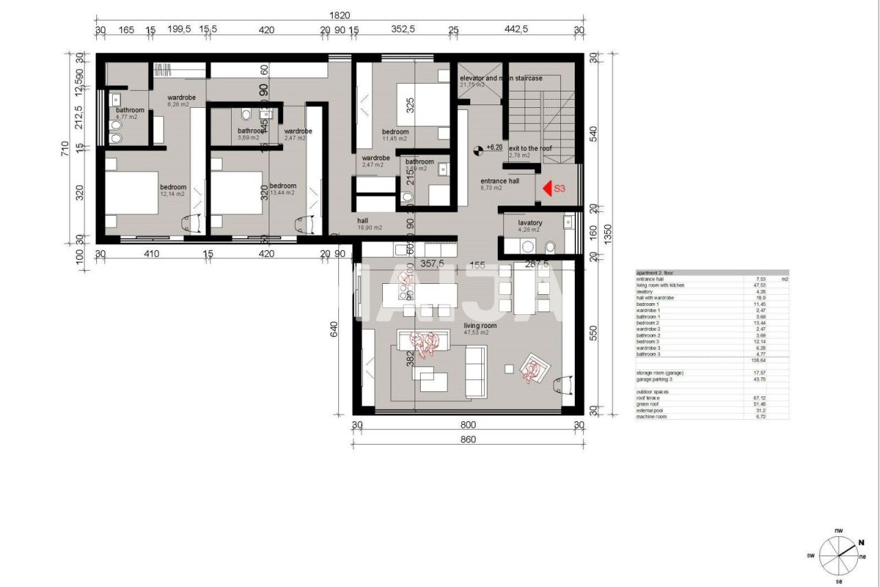 Apartamento en Ičići, Croacia, 138.64 m² - imagen 2