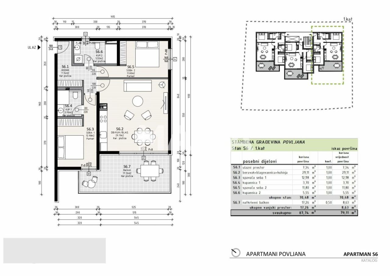 Appartamenti Povljana, Croazia, 79 m² - foto 7