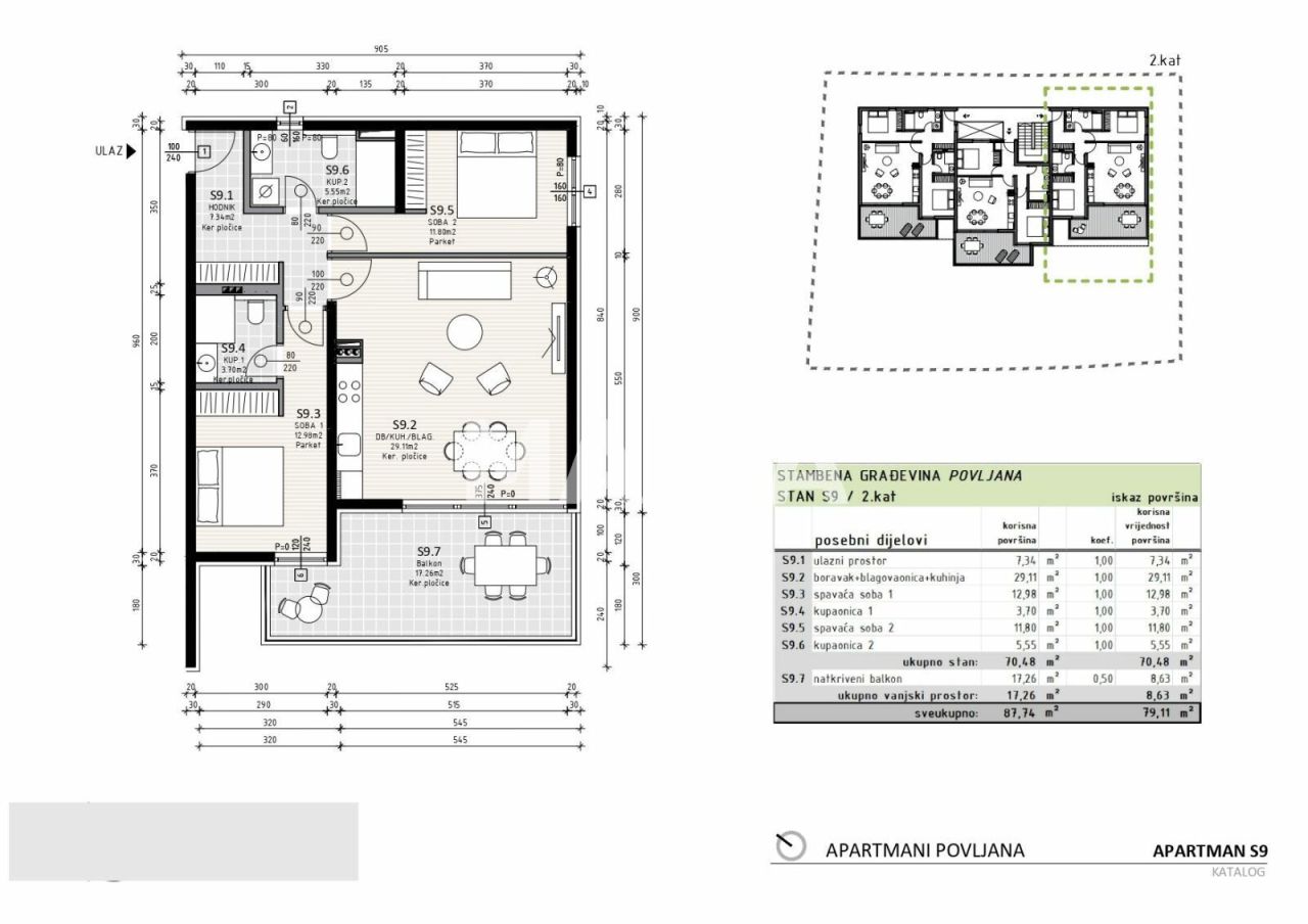 Appartamenti Povljana, Croazia, 79 m² - foto 7