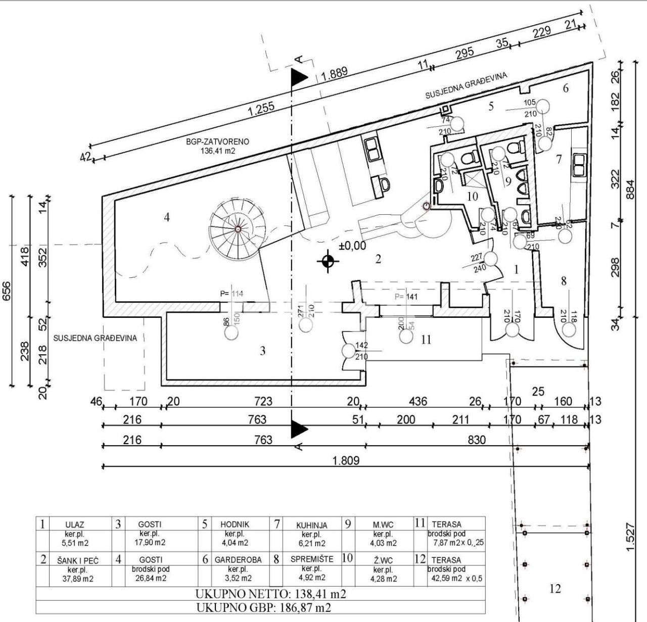 Cafetería, restaurante en Zagreb, Croacia, 180 m² - imagen 17
