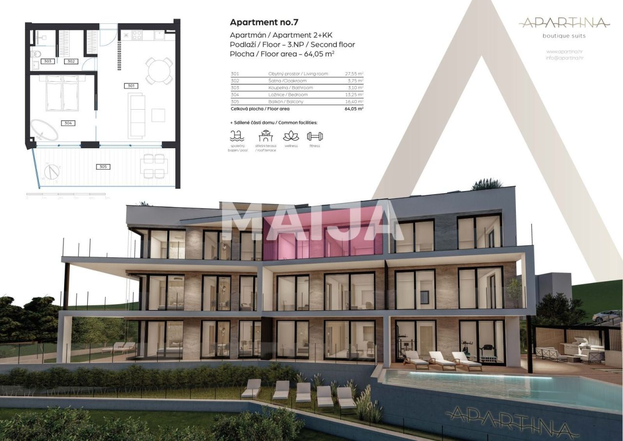 Apartment Rtina, Croatia, 64 m² - picture 18