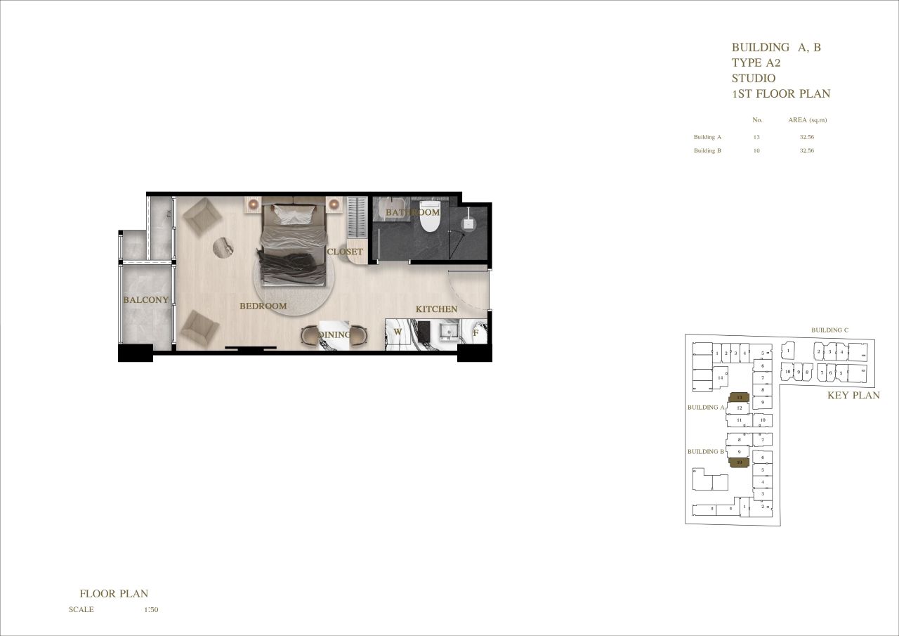 Piso en Pattaya, Tailandia, 30.15 m² - imagen 2