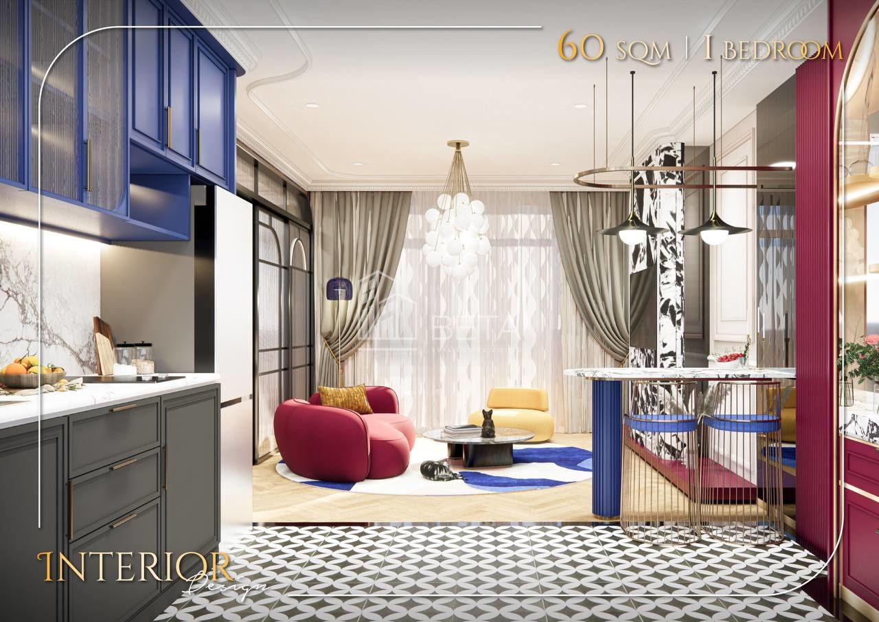Flat in Phnom Penh, Cambodia, 45 m² - picture 1