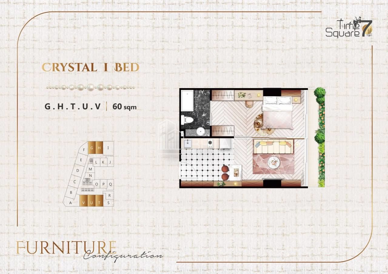 Appartamento a Phnom Penh, Cambogia, 45 m² - foto 4