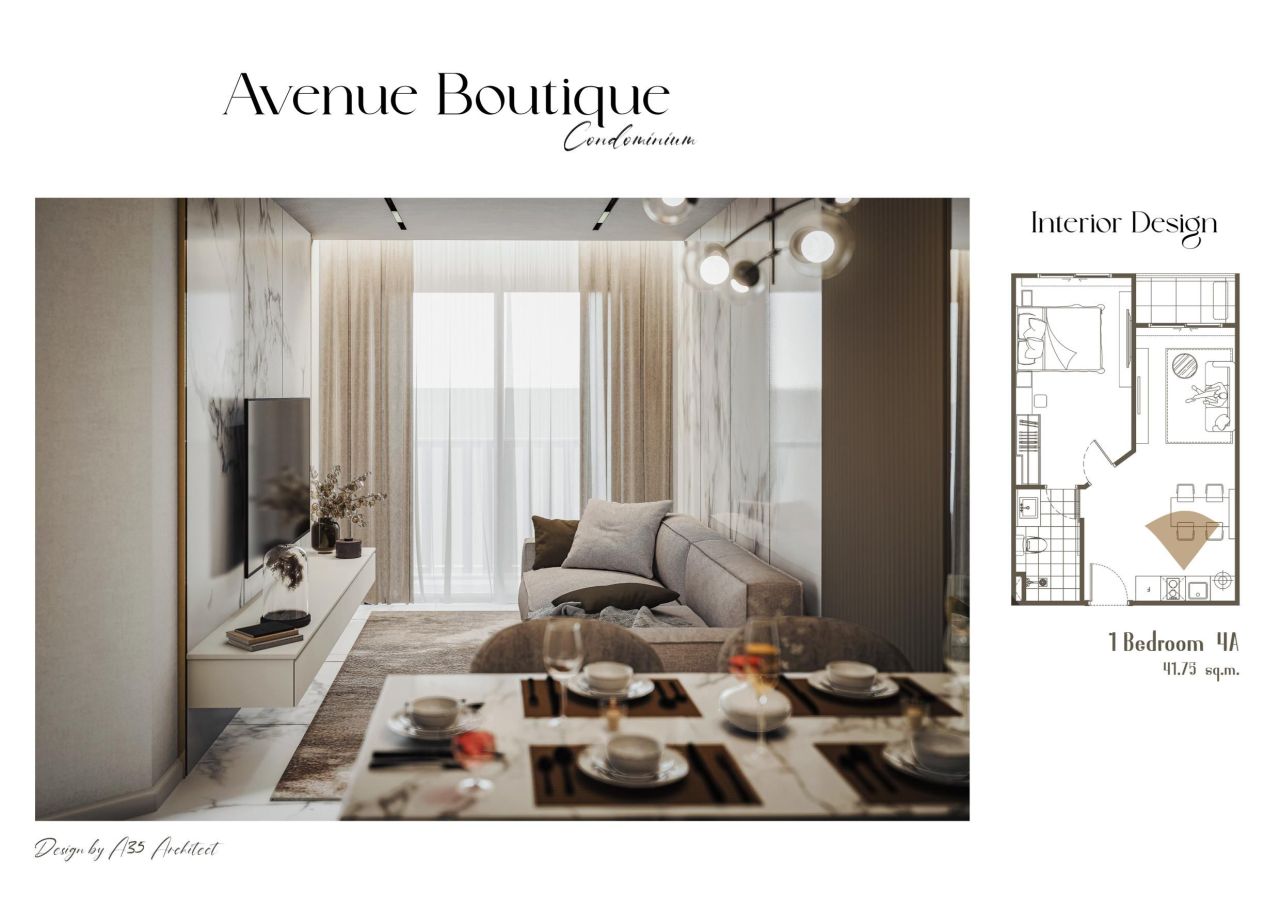 Wohnung in Pattaya, Thailand, 44.15 m² - Foto 4