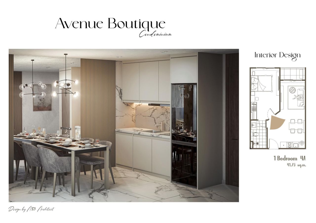 Wohnung in Pattaya, Thailand, 44.15 m² - Foto 3