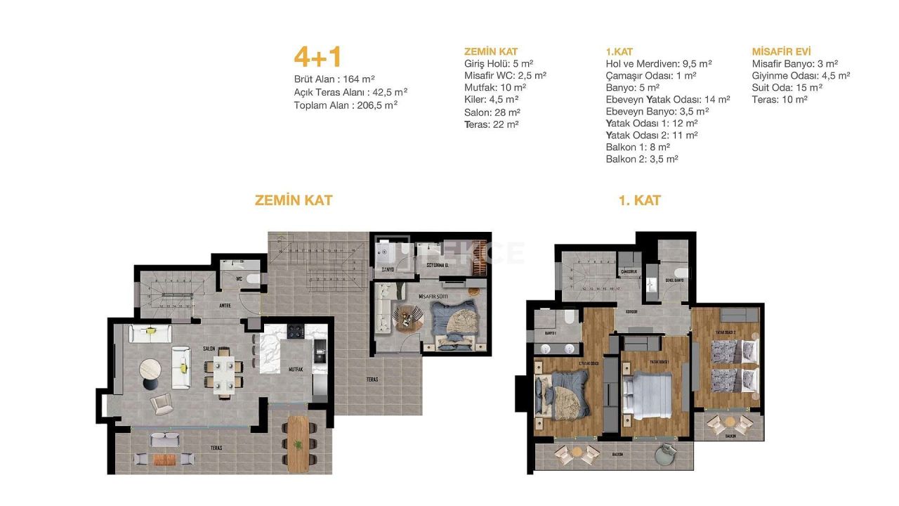 Villa a Bodrum, Turchia, 206 m² - foto 15