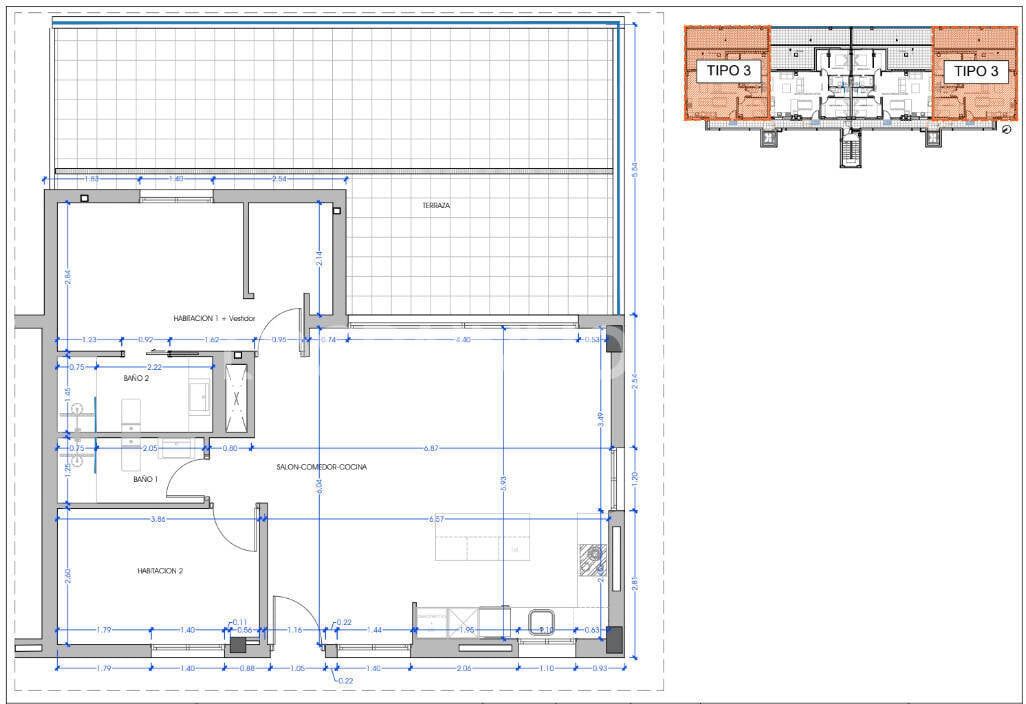 Apartment in Benidorm, Spain, 82 m² - picture 14