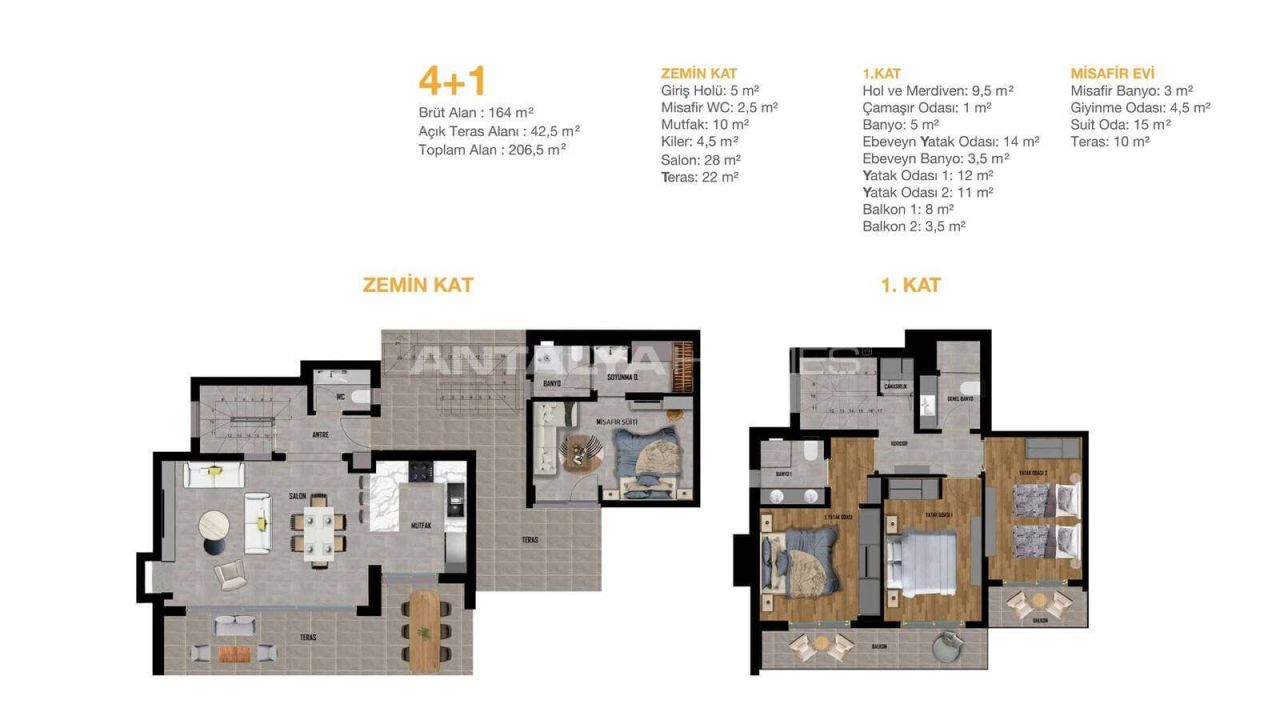 Villa in Bodrum, Türkei, 206 m² - Foto 14