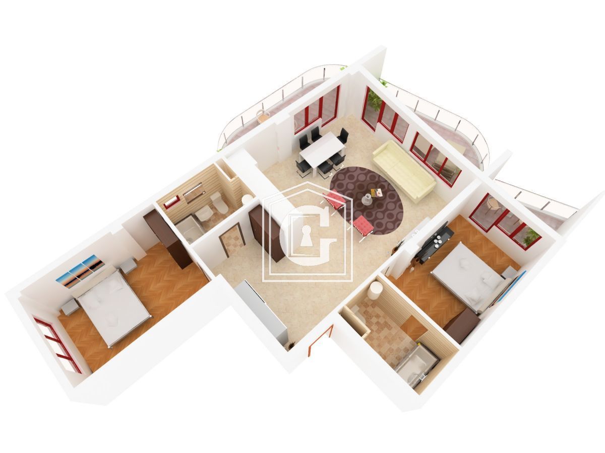 Apartamento en Becici, Montenegro, 120 m² - imagen 7