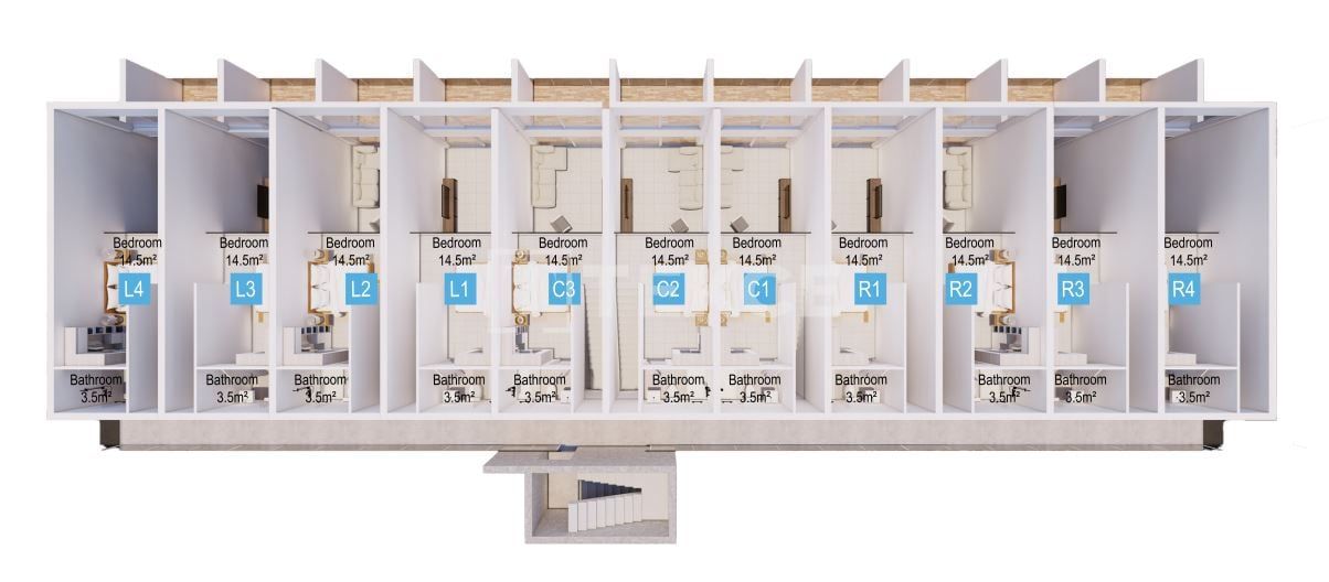 Appartamenti a Kyrenia, Cipro, 67 m² - foto 18