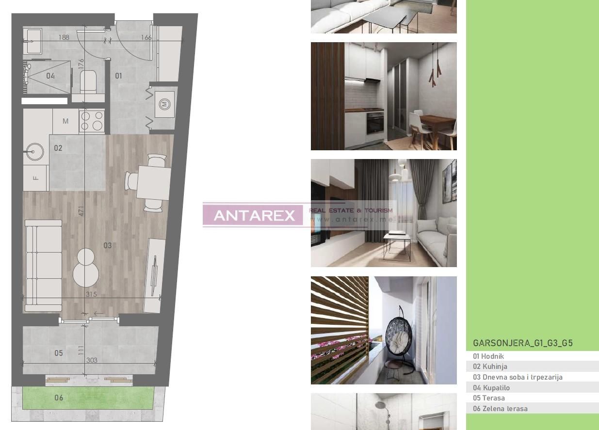 Apartment in Igalo, Montenegro, 31 m² - picture 6