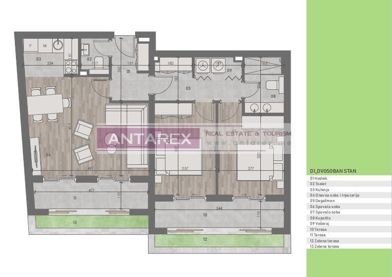 Apartment in Igalo, Montenegro, 170 m² - picture 9