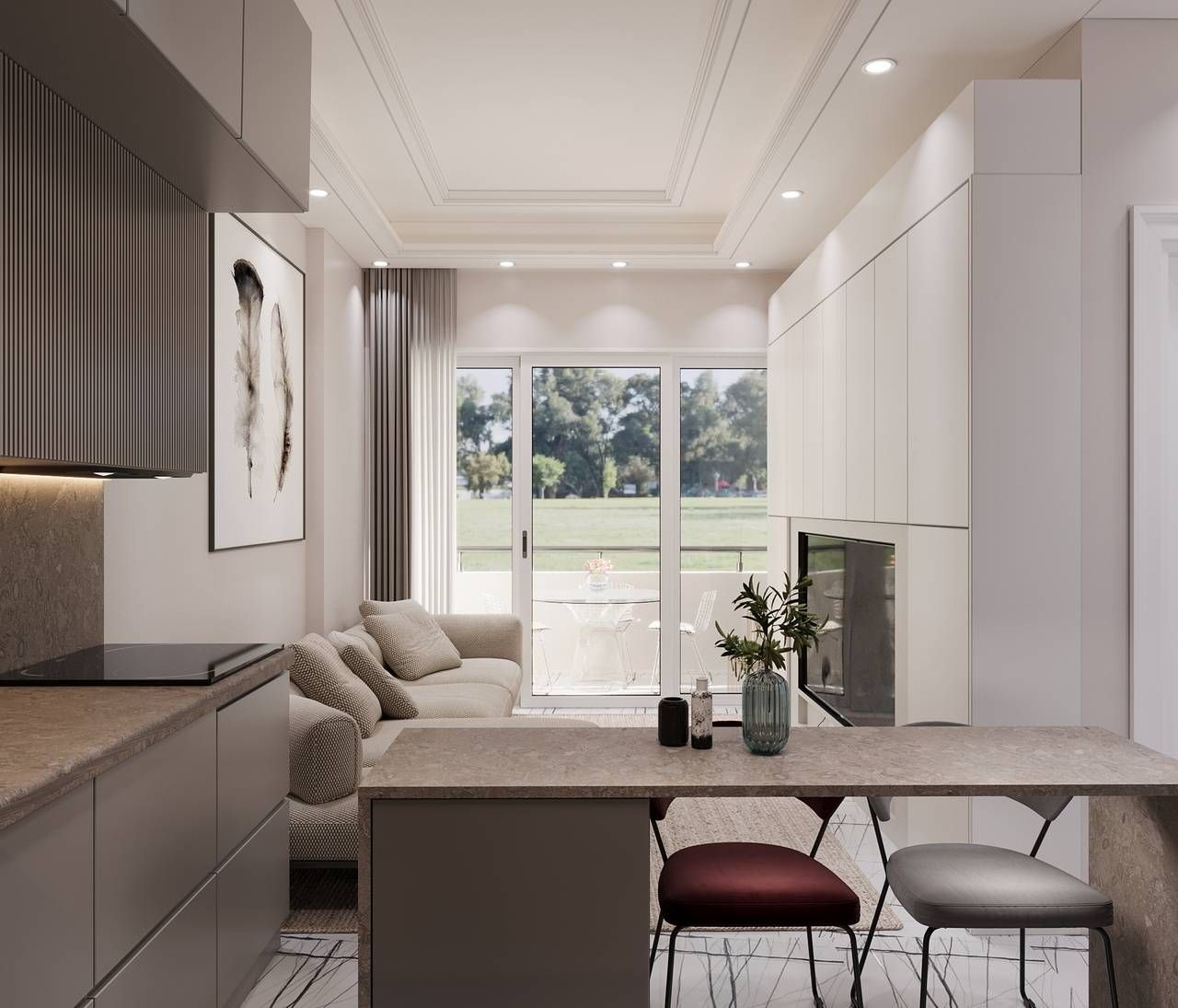Wohnung in Mersin, Türkei, 60 m² - Foto 1