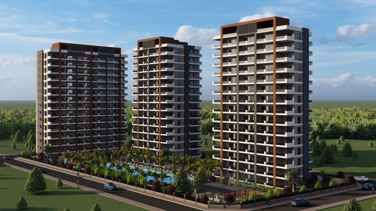 Wohnung in Mersin, Türkei, 120 m² - Foto 1