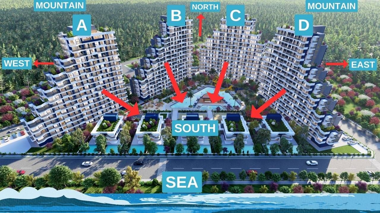 Wohnung in Mersin, Türkei, 44 m² - Foto 14