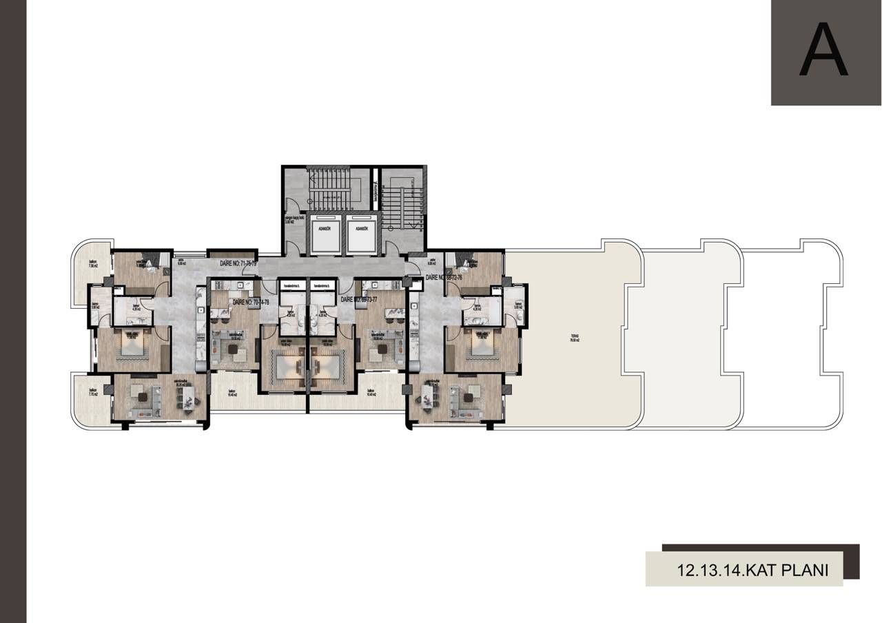 Appartement à Mersin, Turquie, 100 m² - image 16