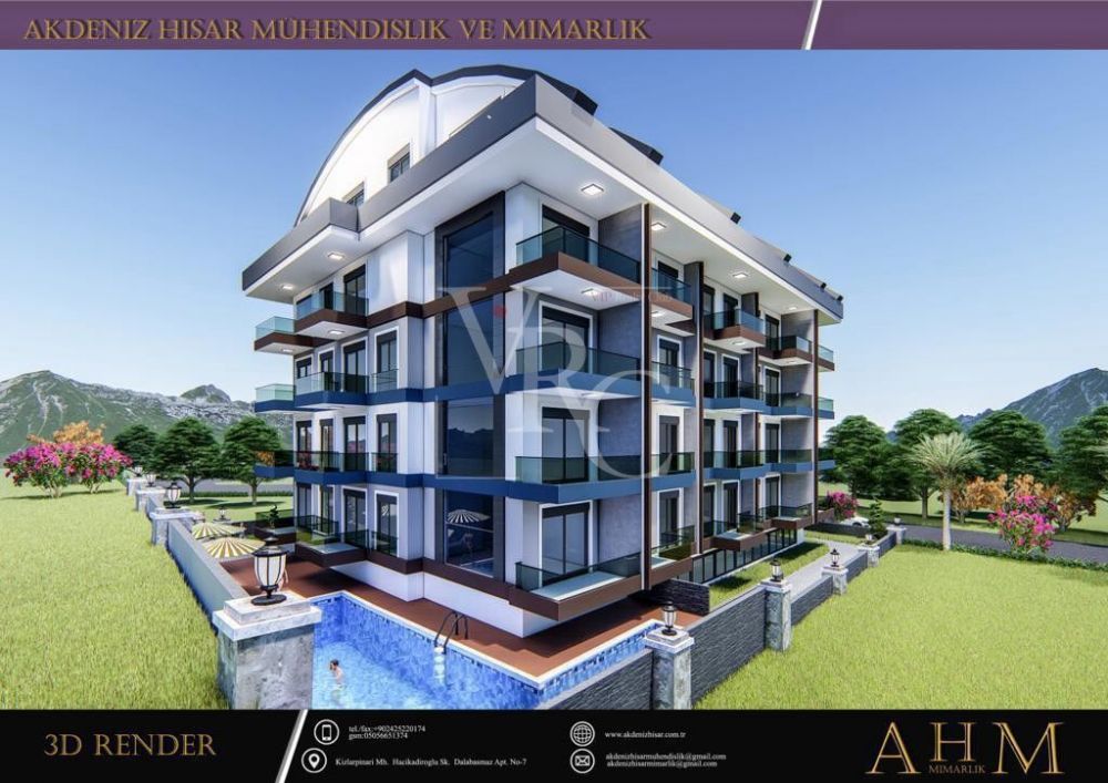 Flat in Alanya, Turkey, 52 m² - picture 1