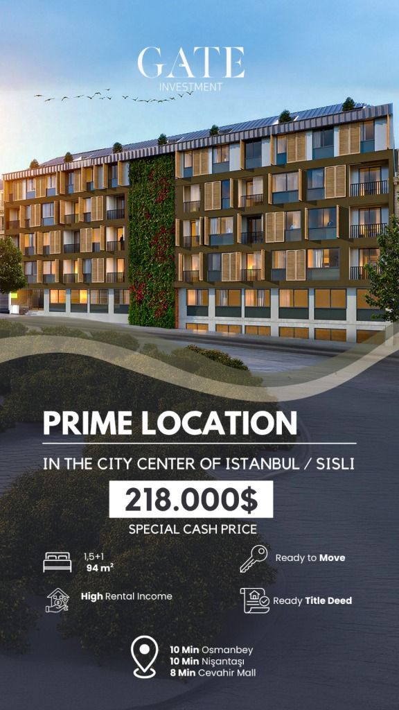 Appartamenti a Istanbul, Turchia, 60 m² - foto 12