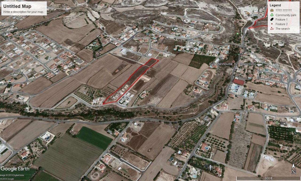 Grundstück in Paphos, Zypern, 10 166 m² - Foto 1