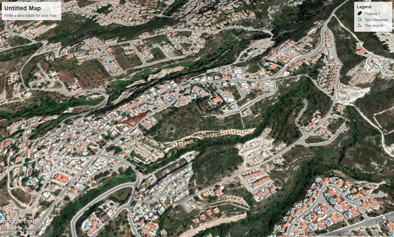 Grundstück in Paphos, Zypern, 1 066 m² - Foto 1