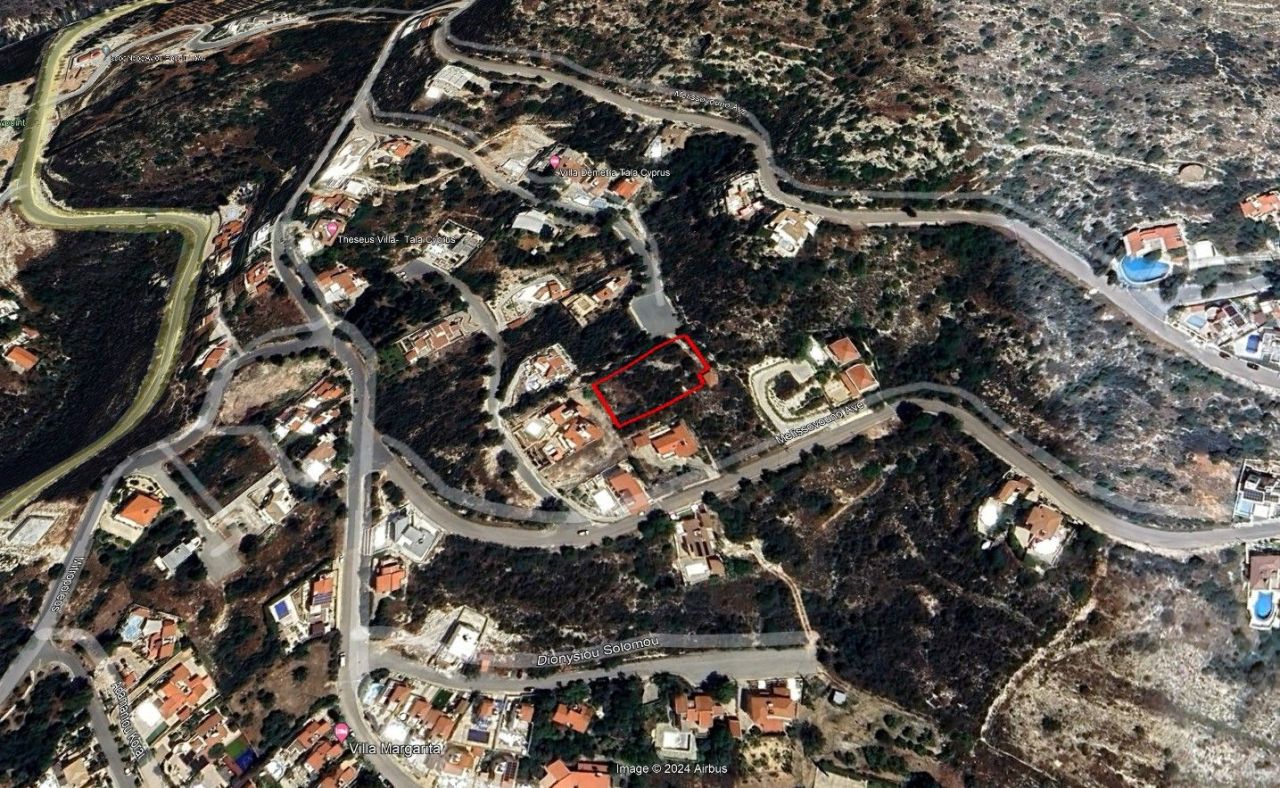 Land in Paphos, Cyprus, 1 490 m² - picture 1