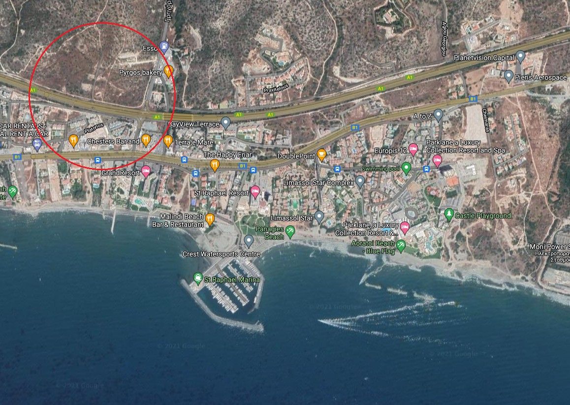 Grundstück in Limassol, Zypern, 1 126 m² - Foto 1