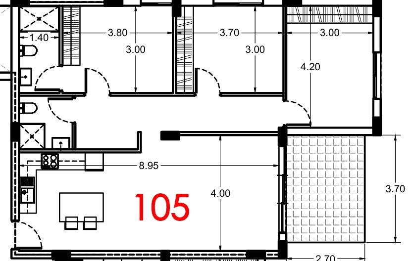 Appartement à Protaras, Chypre, 107 m² - image 1