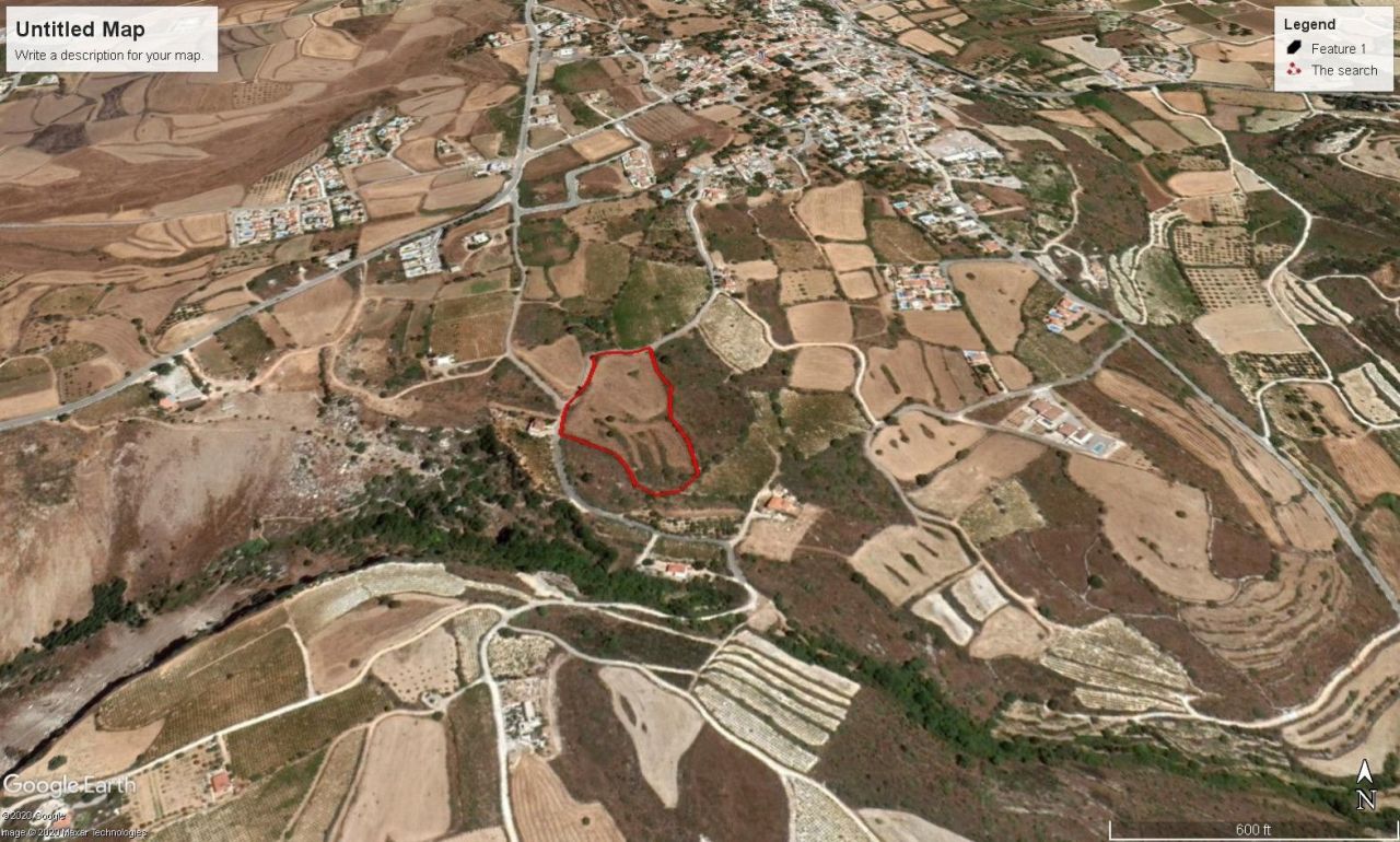 Grundstück in Paphos, Zypern, 12 375 m² - Foto 1
