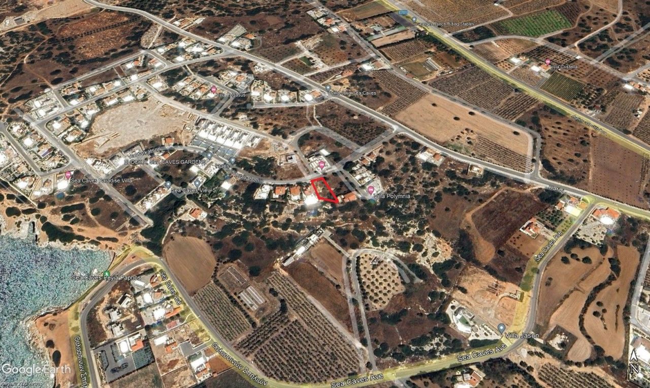 Terrain à Paphos, Chypre, 864 m² - image 1