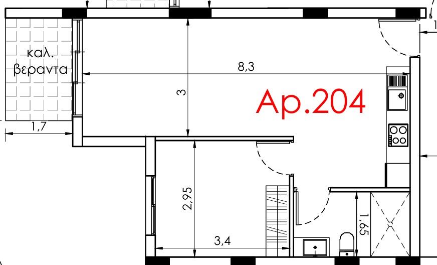 Apartamento en Limasol, Chipre, 55 m² - imagen 1
