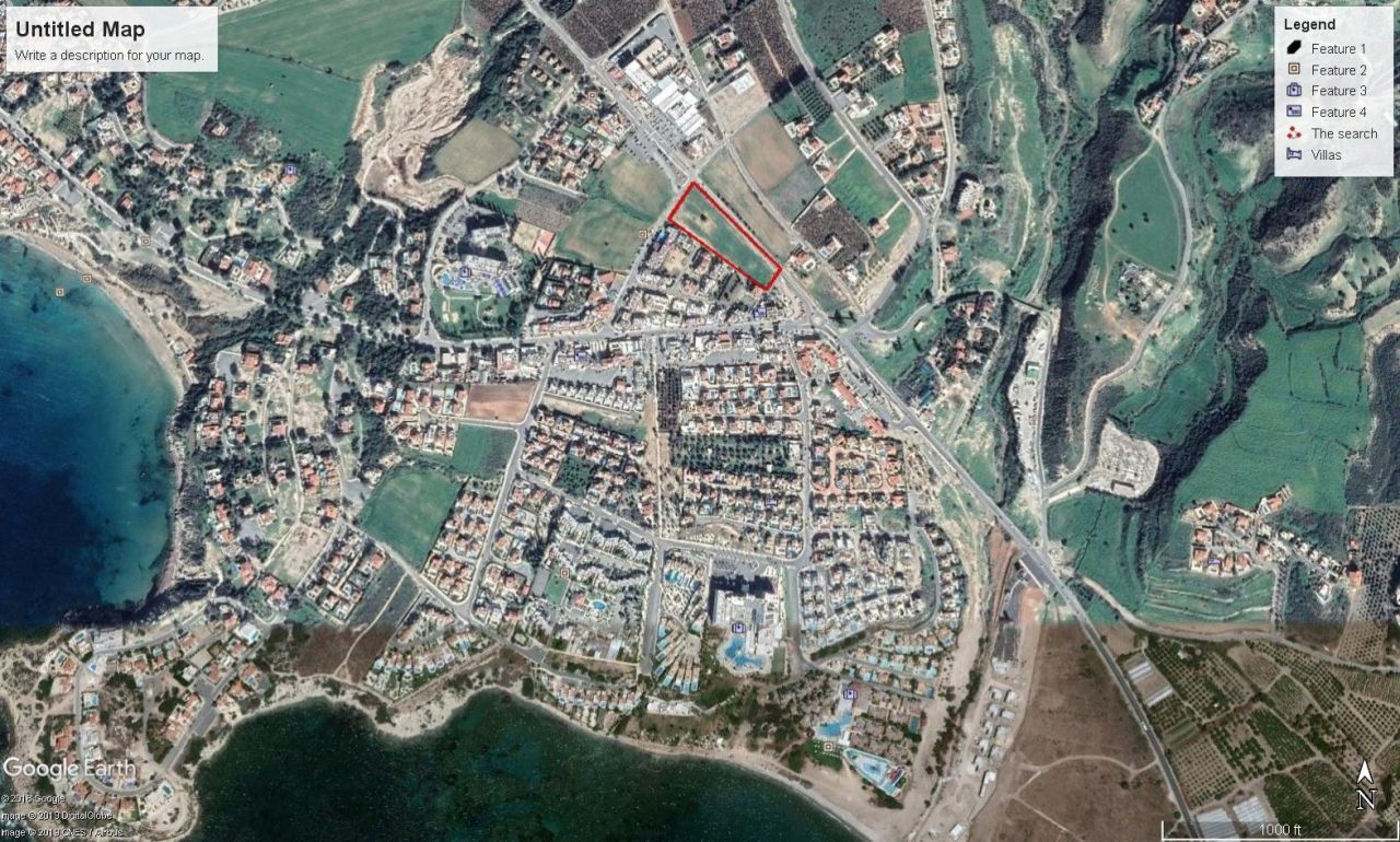 Terrain à Paphos, Chypre, 9 365 m² - image 1