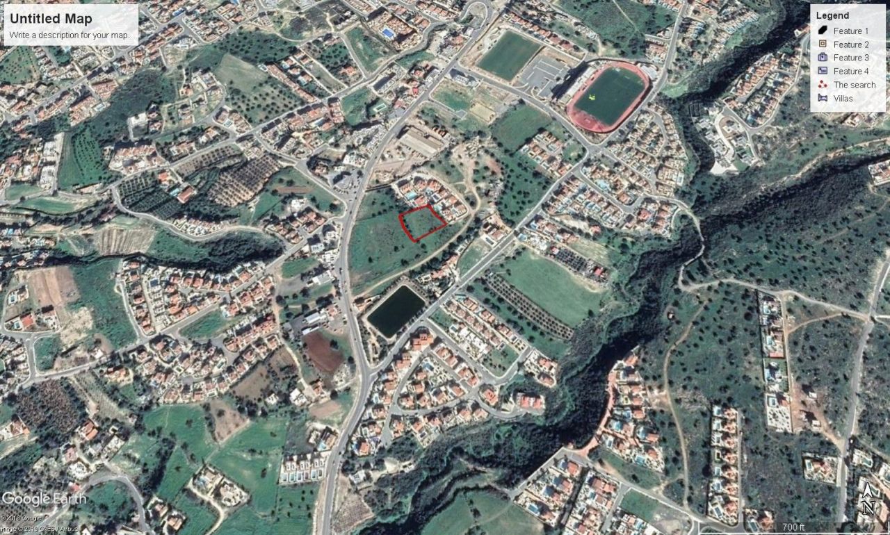 Grundstück in Paphos, Zypern, 2 345 m² - Foto 1