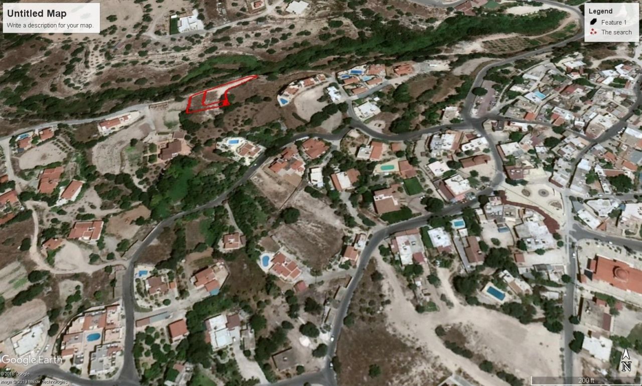 Grundstück in Paphos, Zypern, 1 157 m² - Foto 1