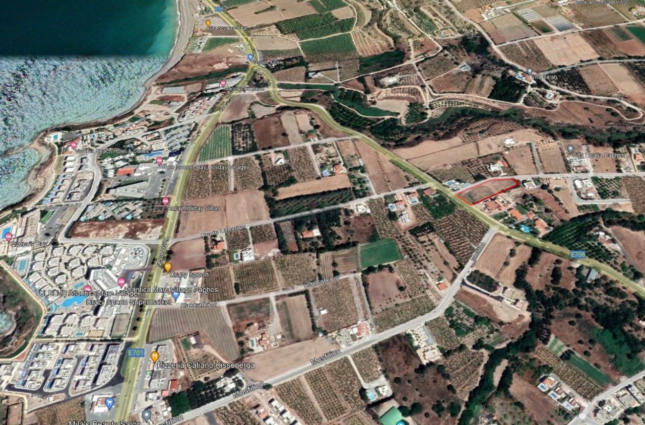 Grundstück in Paphos, Zypern, 2 820 m² - Foto 1